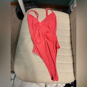 FAVLUX Vibrant Coral Bodysuit